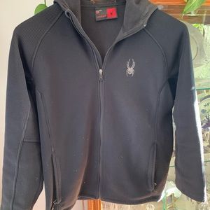 Spyder jacket with hood xxl black